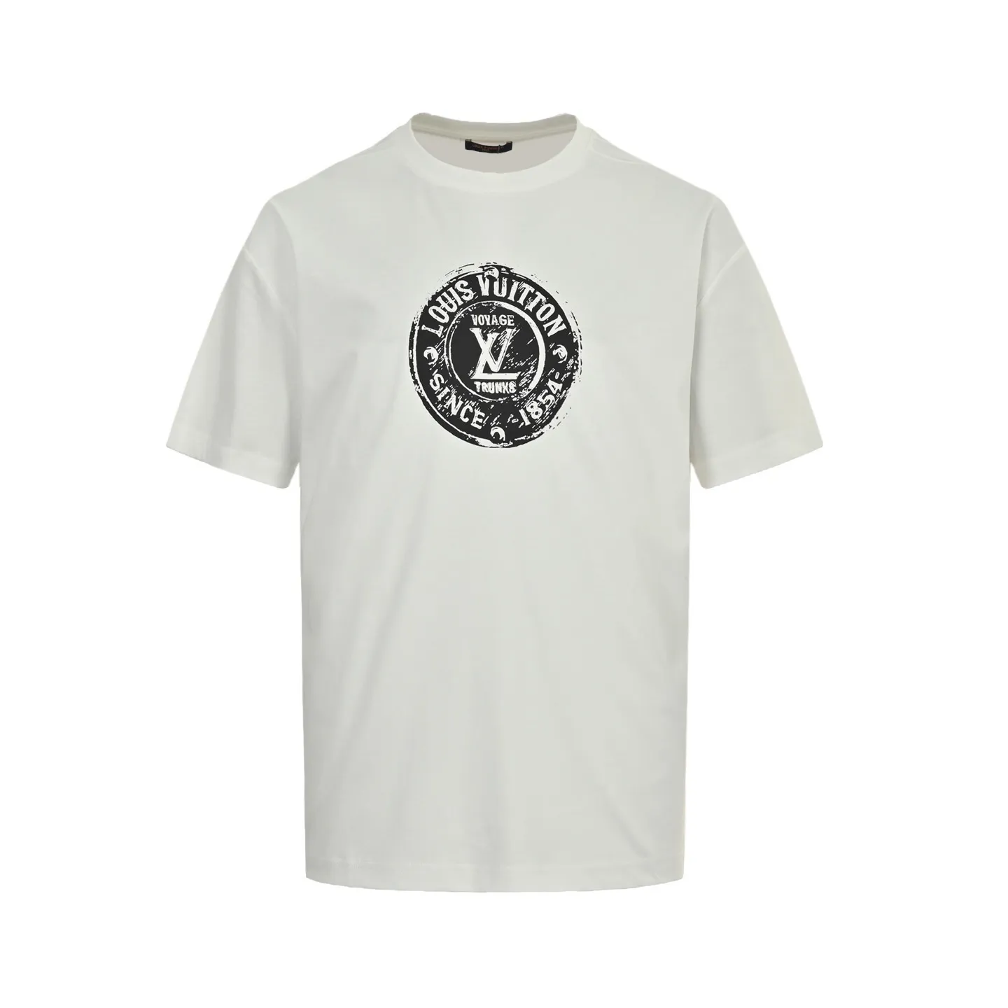 Louis Vuitton/Louis Vuitton 25ss seal logo printed short sleeves